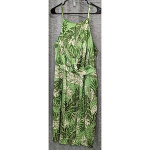 Rachel Roy‎ Plus Women's 20W Dress Mid Length Green Sleeveless Lined NWT